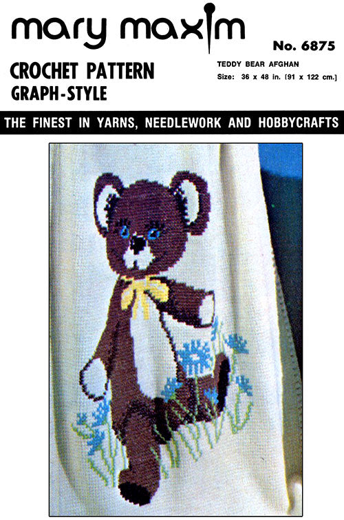 Teddy Bear Afghan Pattern