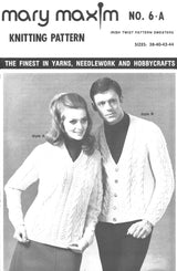 Patrón de suéter irlandés torcido