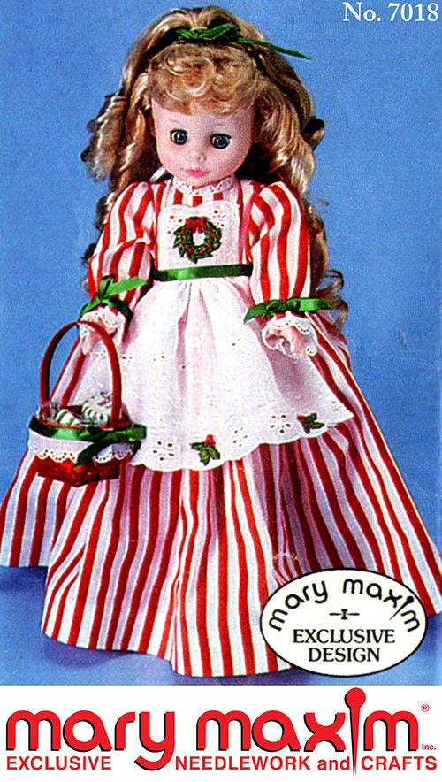 Christmas Doll Dress Pattern