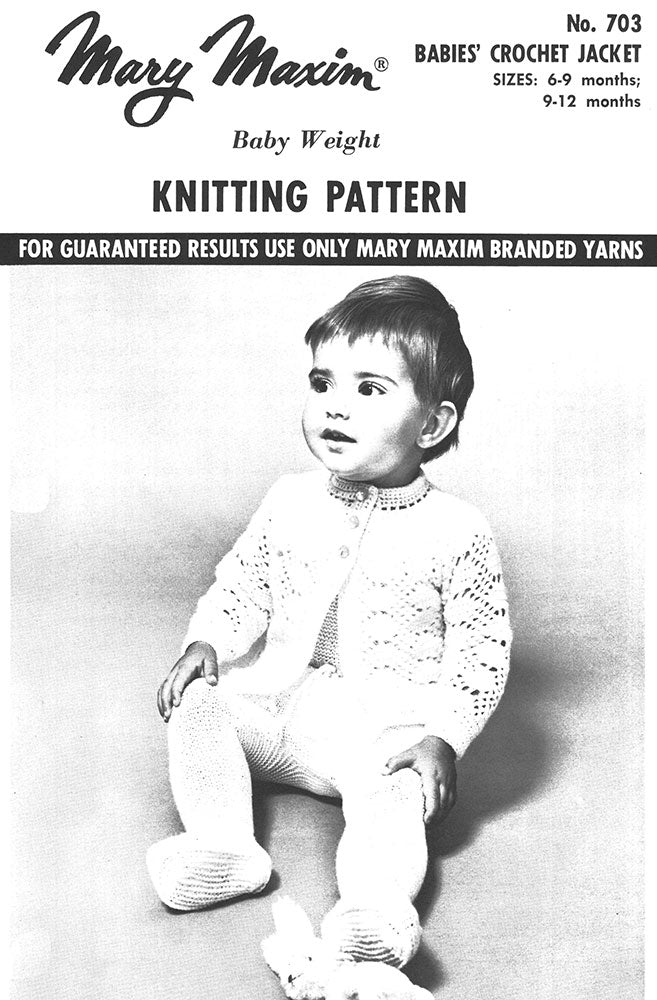 Babies' Crochet Jacket Pattern