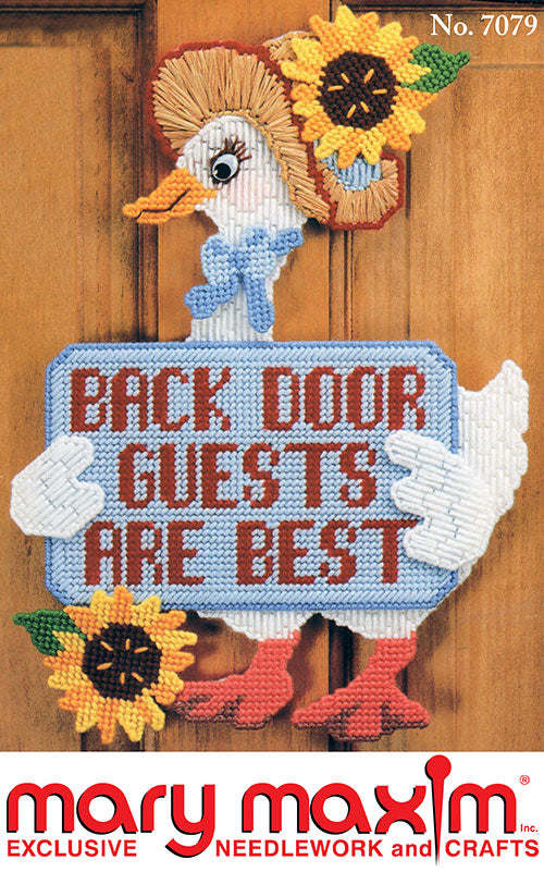 Back Door Guests Sign Pattern – Mary Maxim