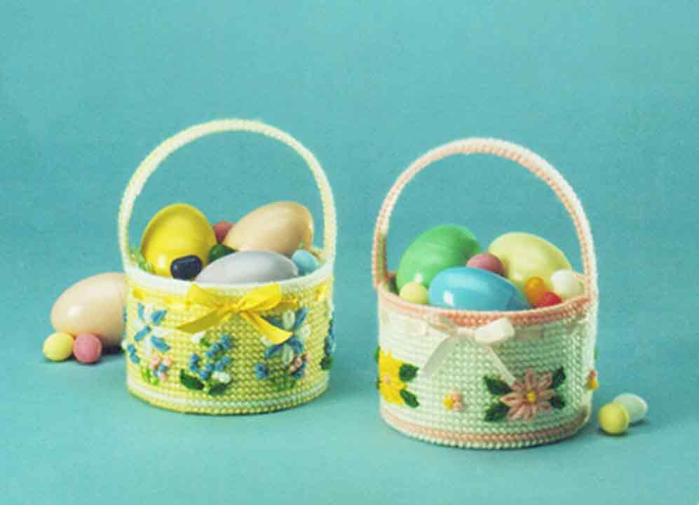 Round Easter Baskets Pattern