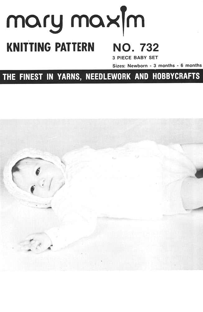 3 Piece Baby Set Pattern