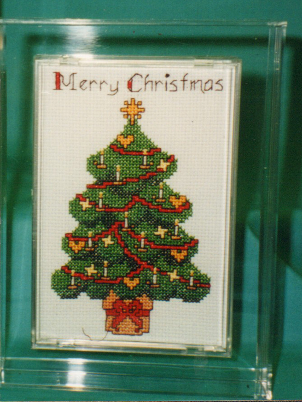 Christmas Tree Photos Frame Pattern
