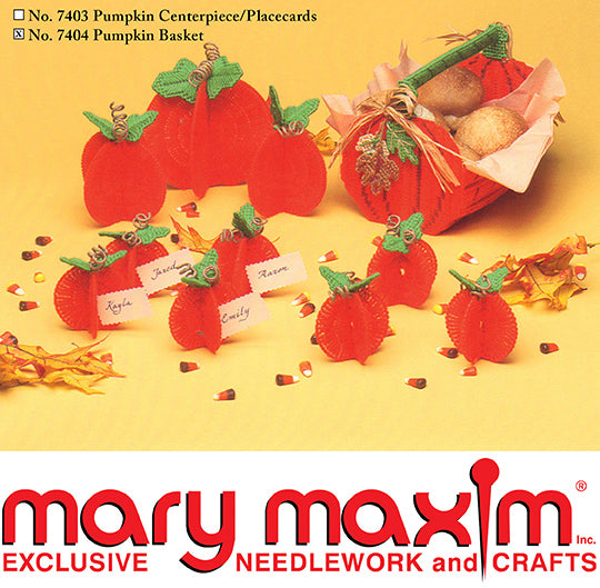 Patrón de cesta de calabaza