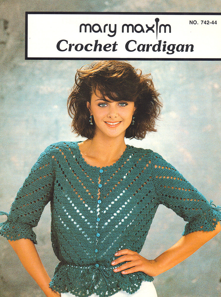 Maxident Crochet Pattern Crochet Cardigan Pattern – Mary Maxim
