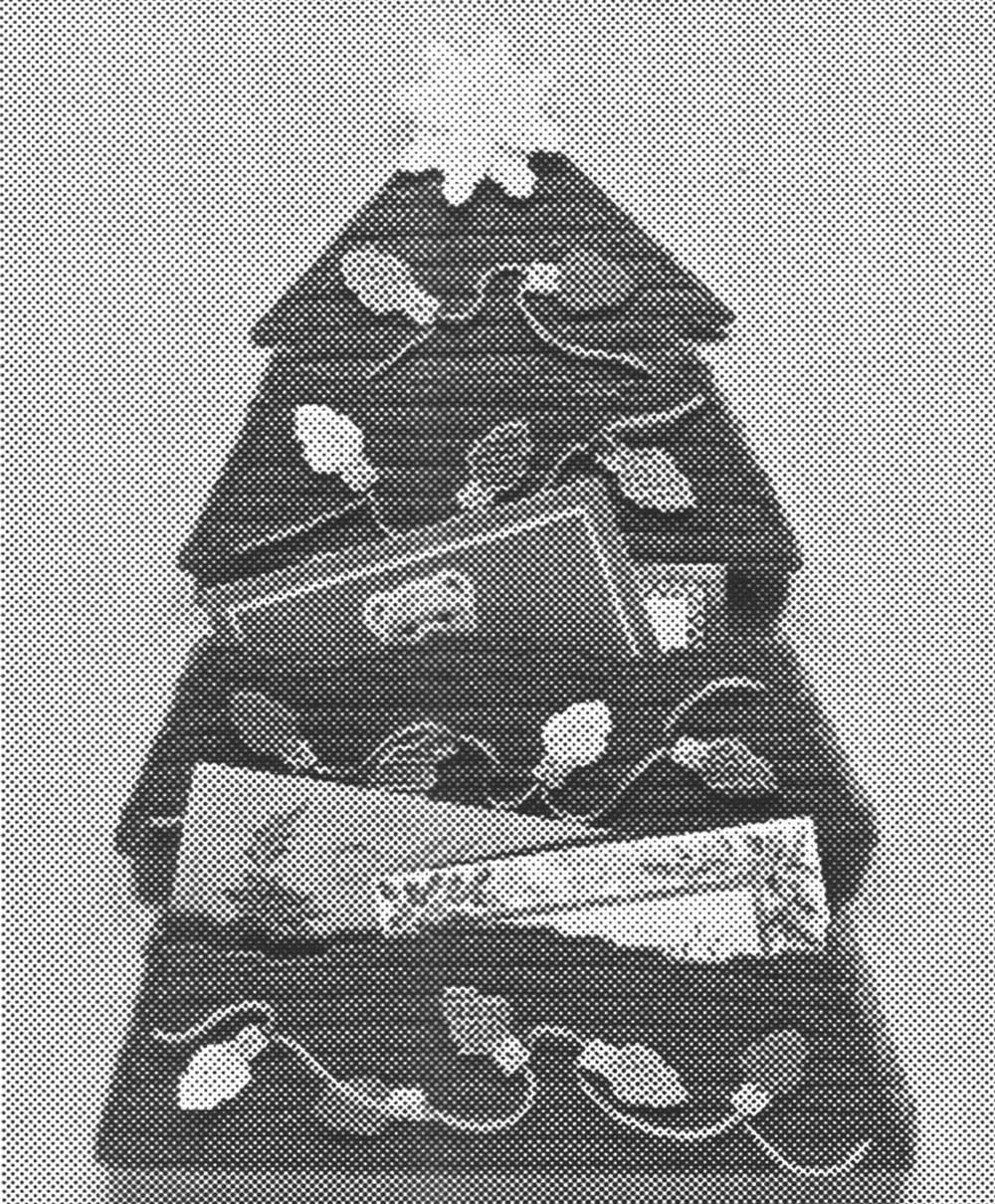 Christmas Tree Card Holder Pattern