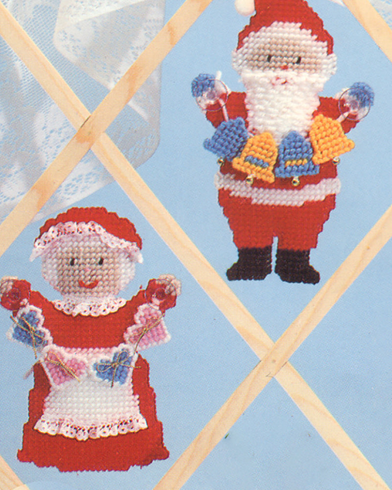 Window Santas Pattern