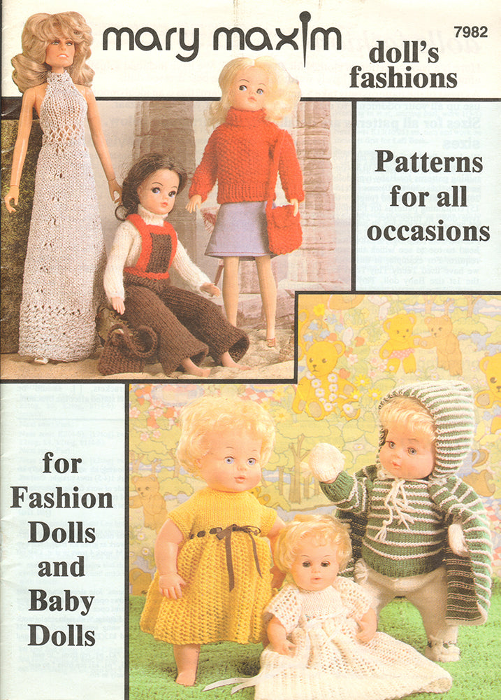 Doll's Fashion Pattern Book