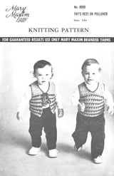 Patrón de chaleco o jersey de Tot