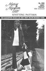 Patrón de traje pantalón de mujer