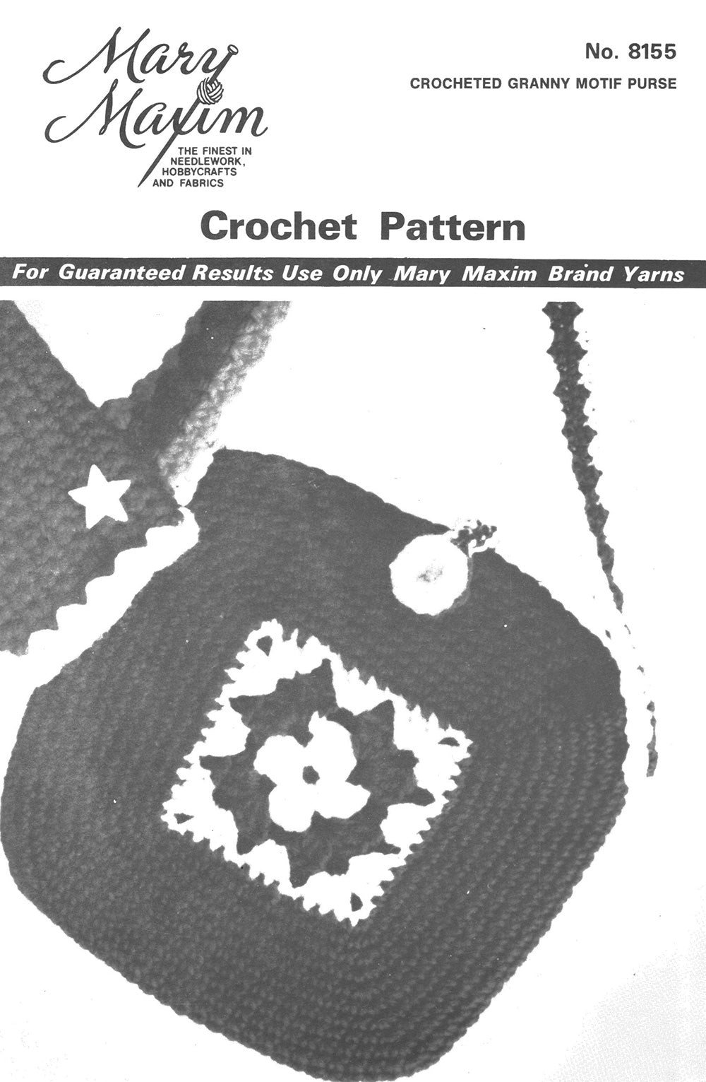 Crocheted Granny Motif Purse Pattern