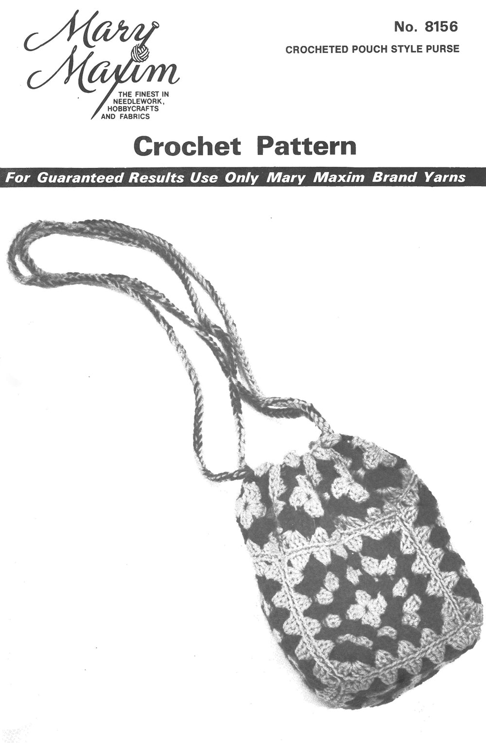Crocheted Pouch Style Purse Pattern
