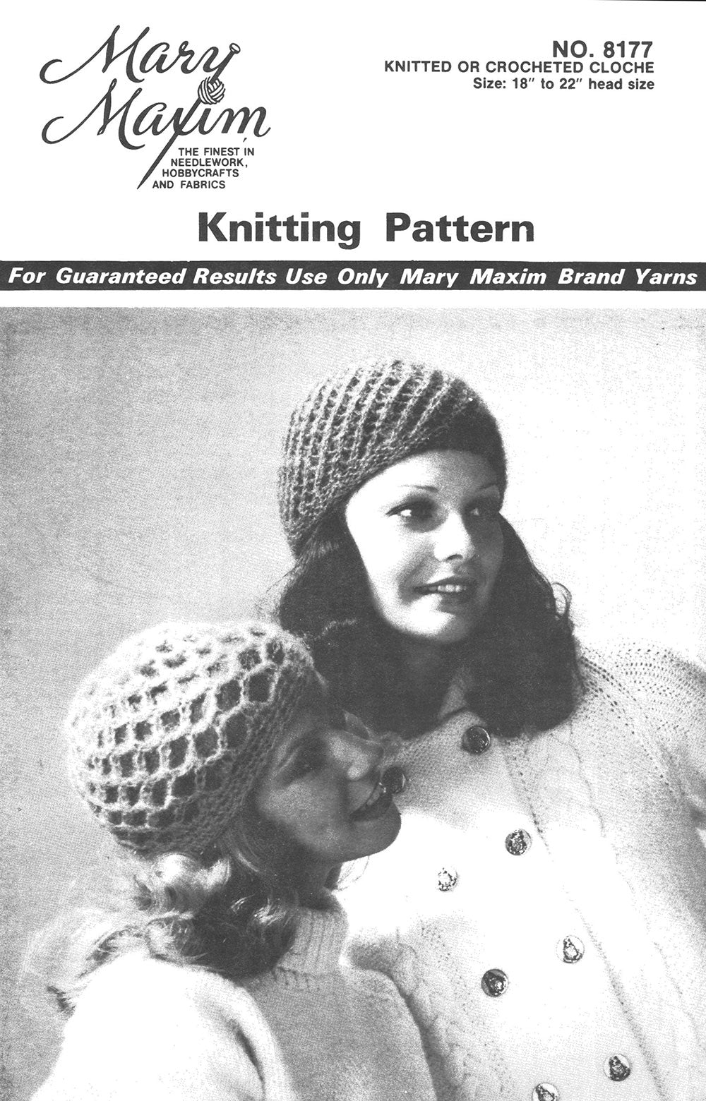 Knitted Or Crocheted Cloche Pattern