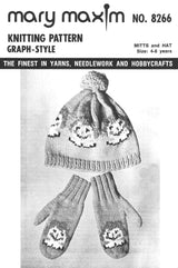 Girl or Boy Ragg Doll Mitts & Hat Pattern