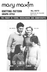 Children's Snowflake Ski Pullover Pattern