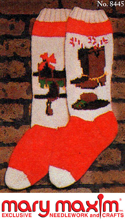 Boot and Saddle Stockings Pattern