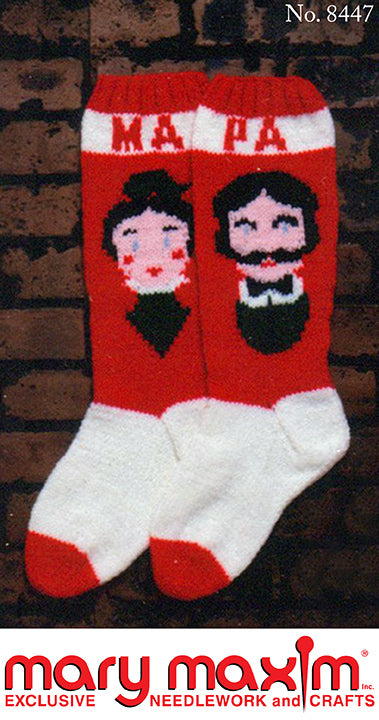 Ma and Pa Stockings Pattern