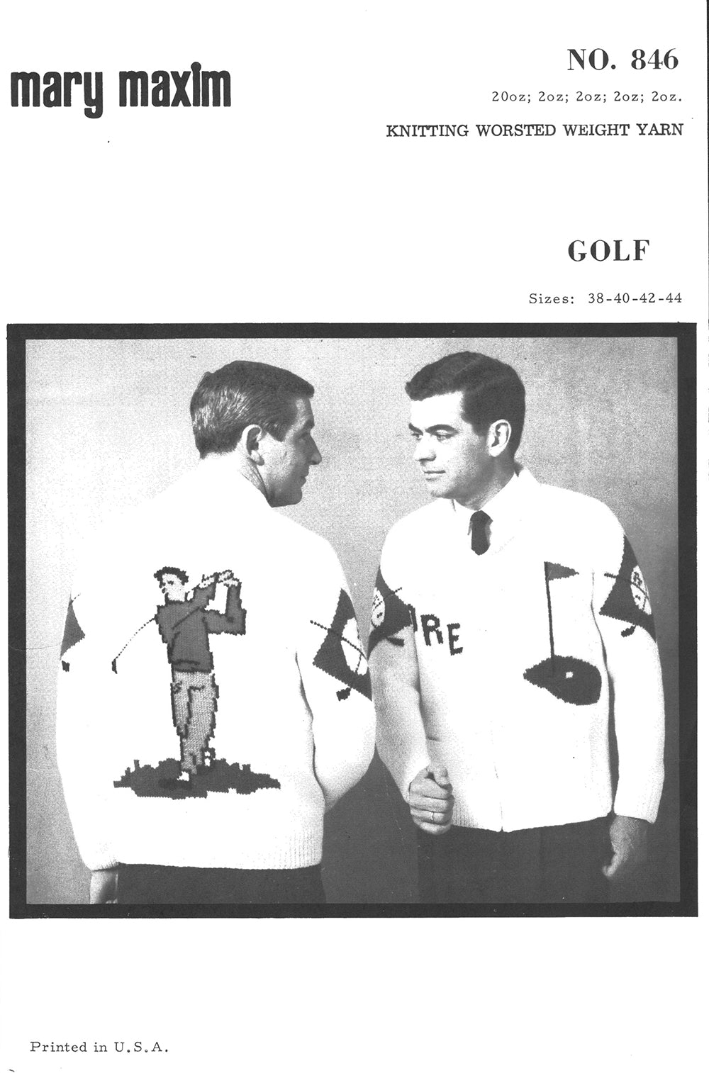 Modèle de cardigan de golf tricoté