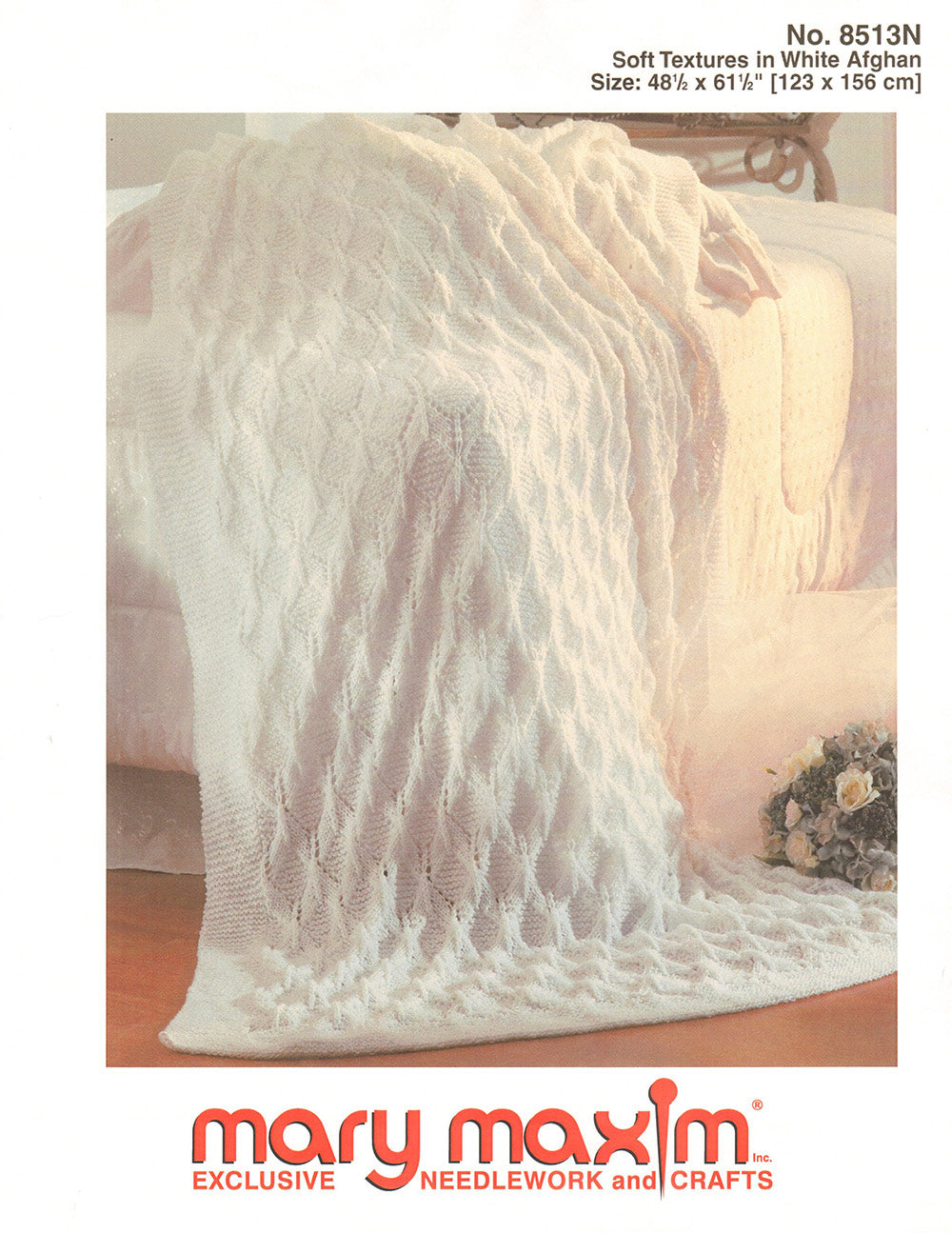 Soft Textures In White Afghan