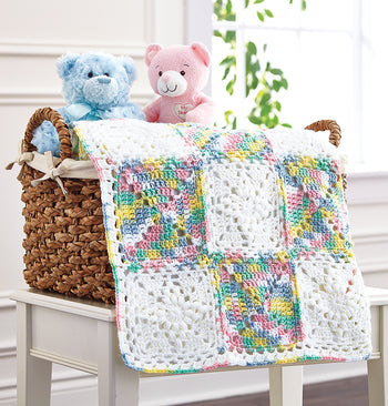 Stars for Baby Blanket Pattern – Mary Maxim