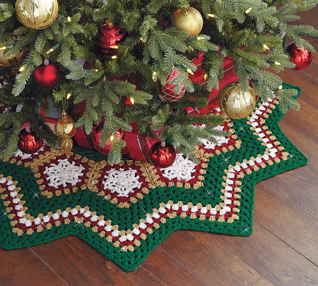 Sparkle Christmas Tree Skirt Pattern