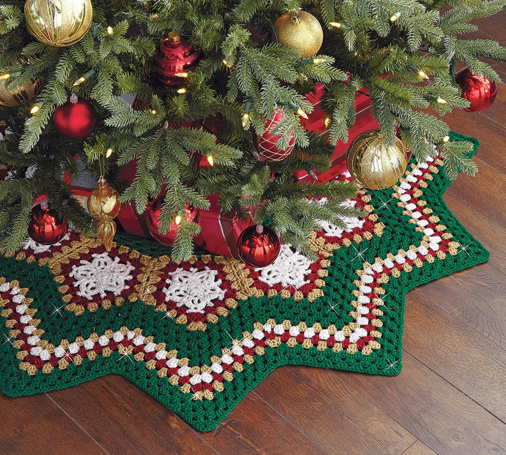 Sparkle Christmas Tree Skirt Pattern