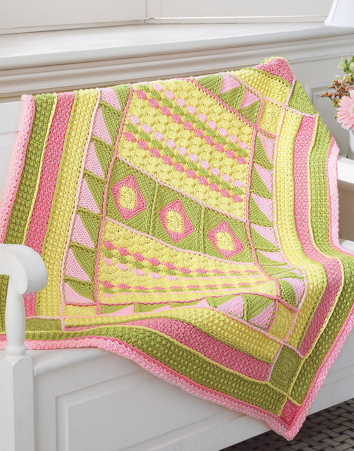 Sweet Pea Blanket Pattern Mary Maxim