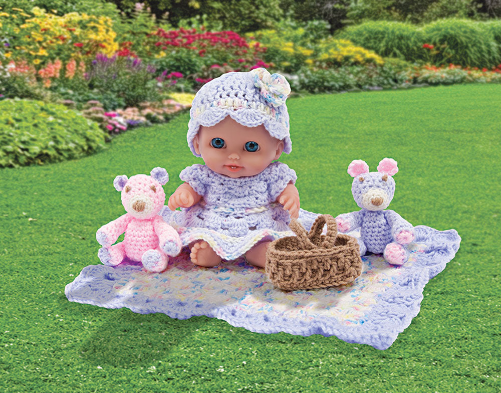 Teddy Bear Picnic Dress & Bear Pattern Mary Maxim Teddy Bear Picnic Dress & Bear Pattern Mary Maxim