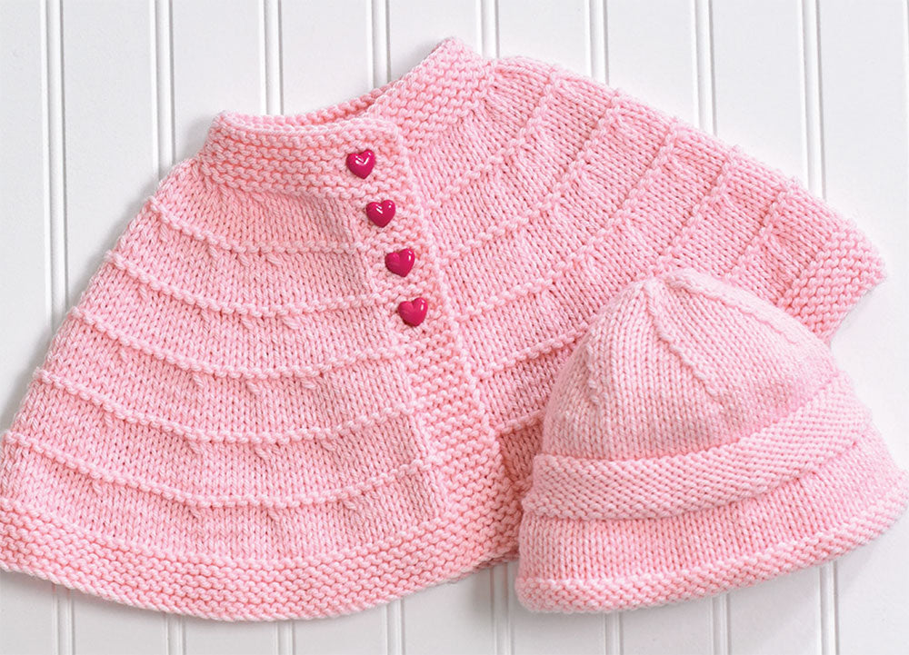 Baby Poncho Hat Pattern – Mary Maxim - Main Image