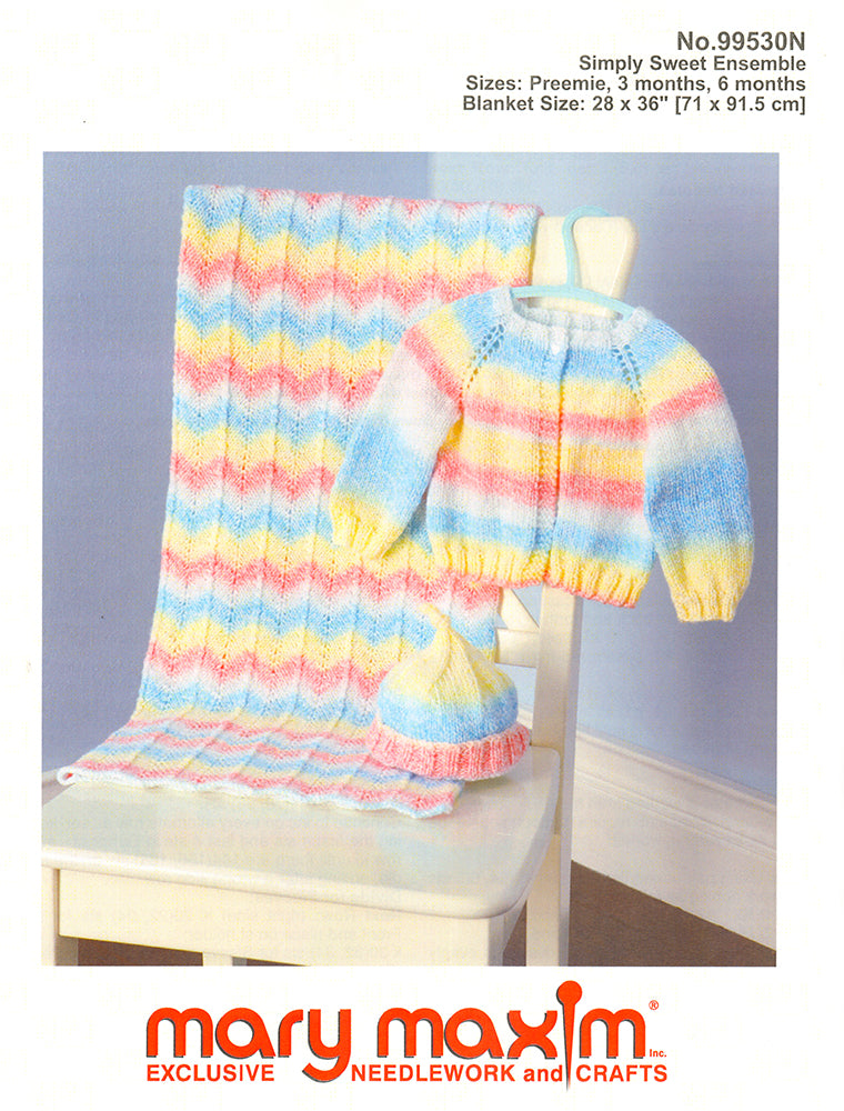 Patrón de conjunto simplemente dulce