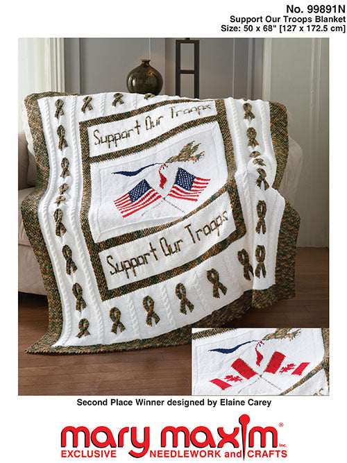 Support Our Troops Blanket Pattern
