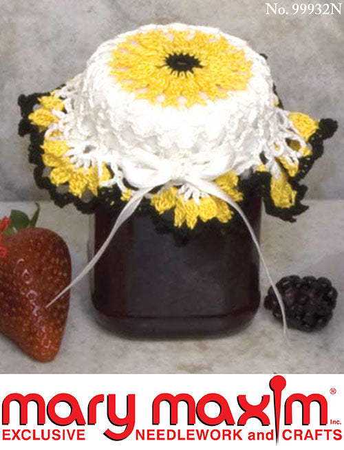 Sunflower Jar Topper Pattern